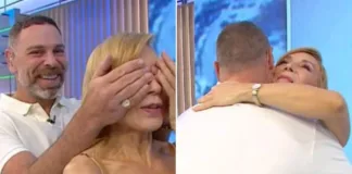 Pancho Melo sorprende a Karen Doggenweiler con su divertido saludo en Mucho Gusto.