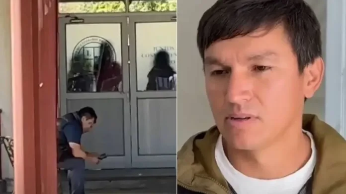 El esposo de la profesora agredida narra el violento incidente en la escuela. El esposo de la profesora agredida narra el violento incidente en la escuela.