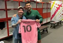 Djokovic comparte una divertida anécdota con el hijo de Messi.