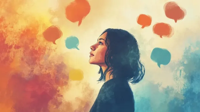 Explora los beneficios de hablar en voz alta contigo mismo según expertos. Explora los beneficios de hablar en voz alta contigo mismo según expertos.