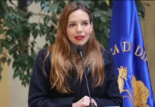 La diputada Camila Flores presenta su proyecto sobre la edad de imputabilidad penal.