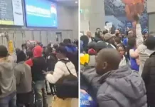 Llegada masiva de migrantes haitianos a Chile por reunificación familiar.