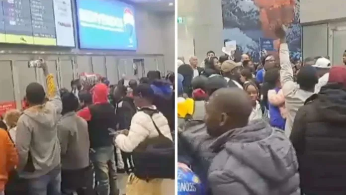 Llegada masiva de migrantes haitianos a Chile por reunificación familiar. Llegada masiva de migrantes haitianos a Chile por reunificación familiar.