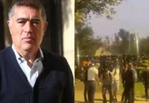 Mario Desbordes critica a estudiantes tras cierre del Parque Almagro por fiesta.